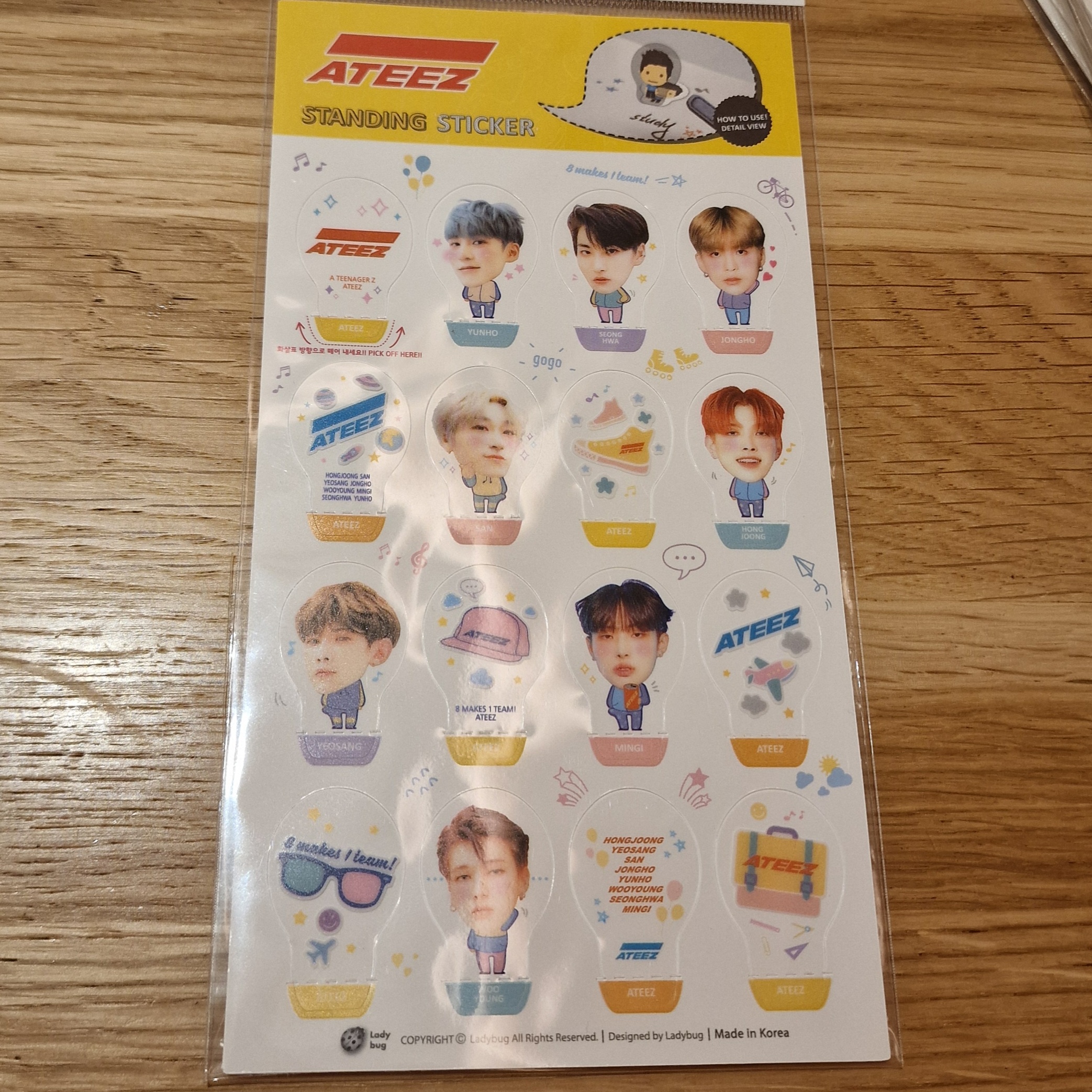 Samolepky ATEEZ(Standing)